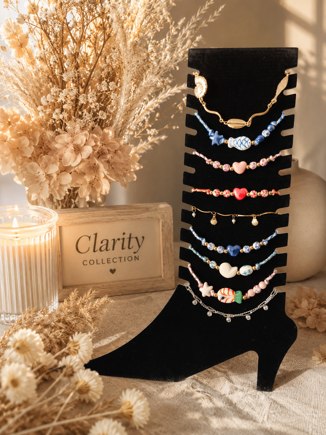 Bracelets de cheville pour femme - Clarity Collection