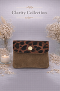 Porte-monnaie cuir femme léopard - Clarity Collection