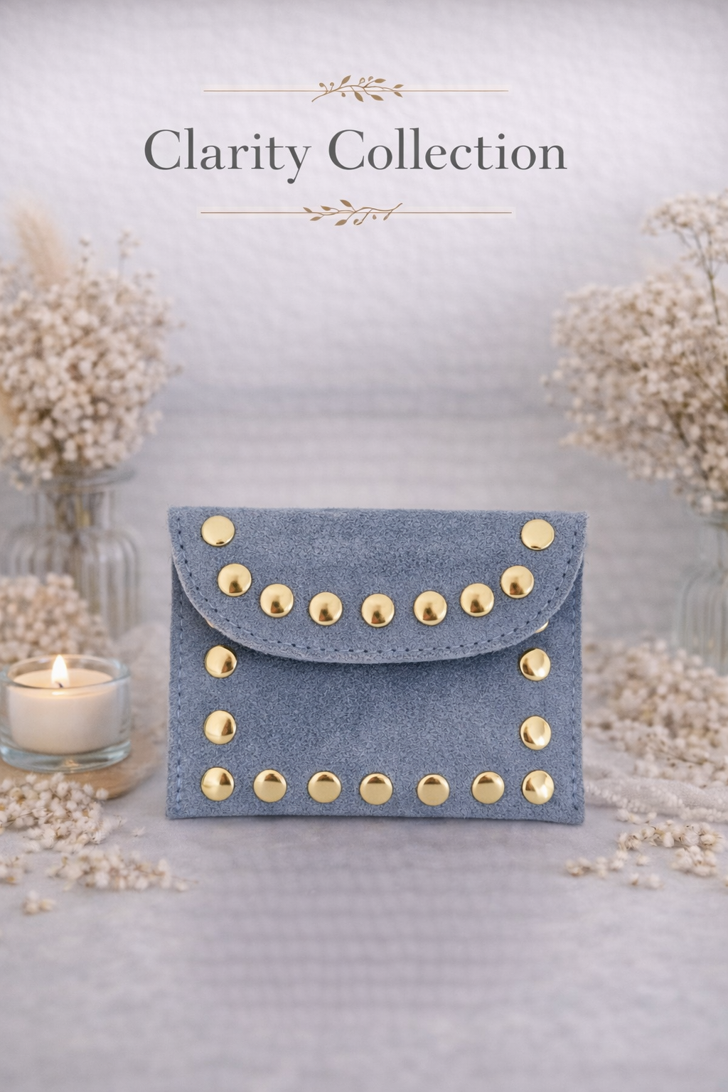 Porte monnaie - avec clous dorés