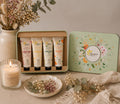 Coffret crème mains 4 x 30 ml - Parfum Mandarine, Jasmin, Miel, Fleur de cerisier