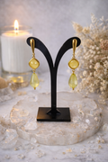 Boucles d’oreilles - Pendants Blanc et Jaune