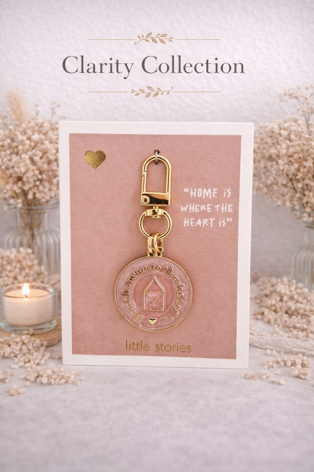 Ronde sleutelhangers met goudkleurige accenten