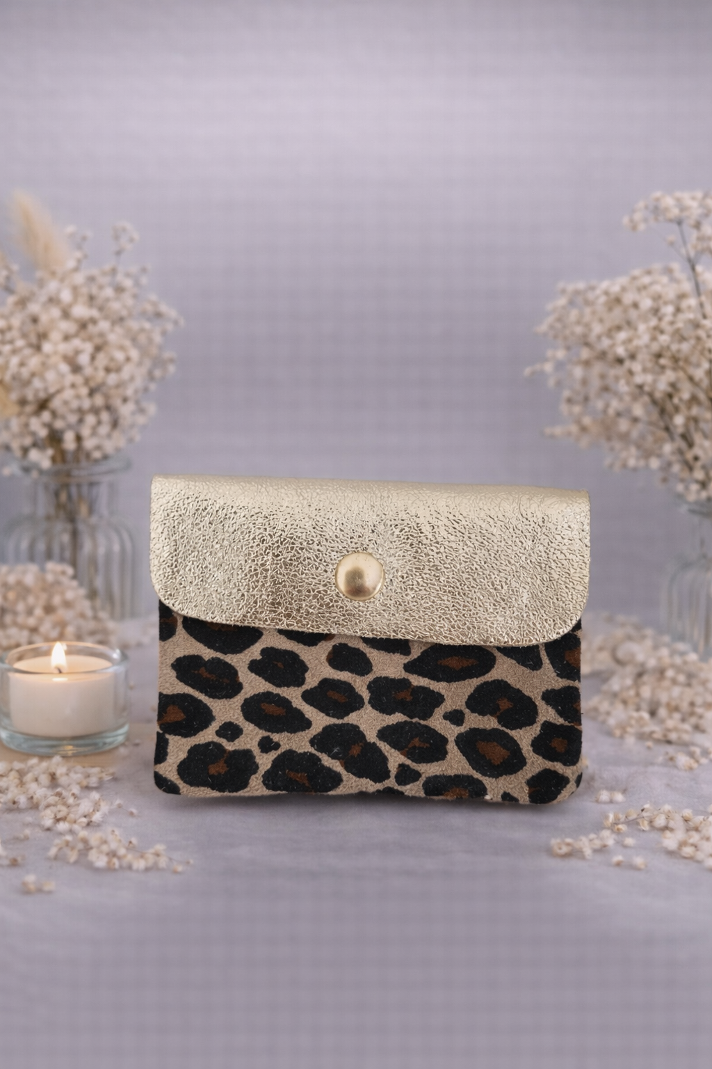Petits portes-monnaies léopard