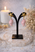 Boucles d’oreilles - Coquillages en céramique