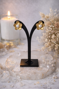 Boucles d’oreilles - Fleurs avec perle