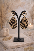 Boucles d’oreilles - Motifs zèbre
