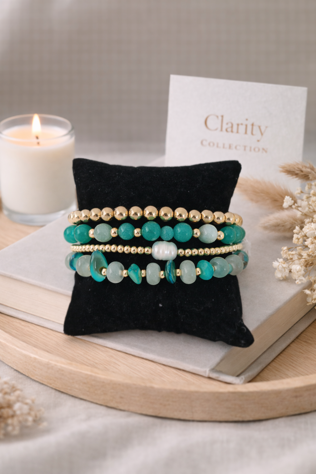 Bracelet - perles colorées