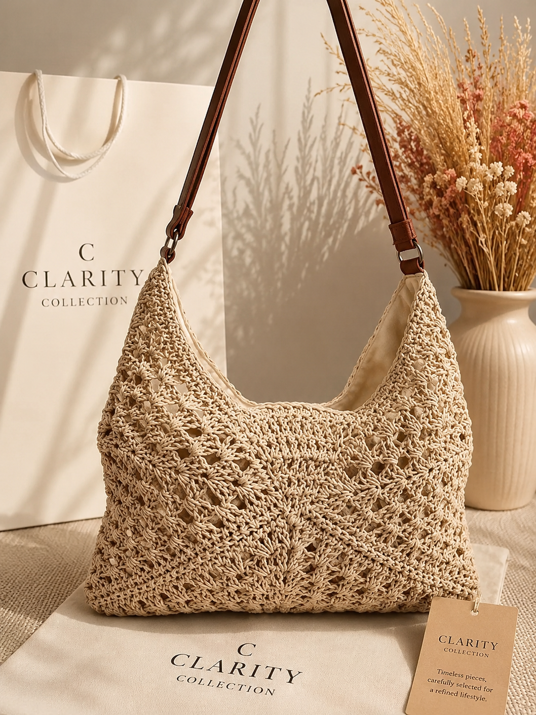 Sac à main - Style bohème 25cm hauteur x 33cm largeur