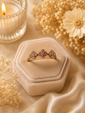 Bague - Fleurs dorées