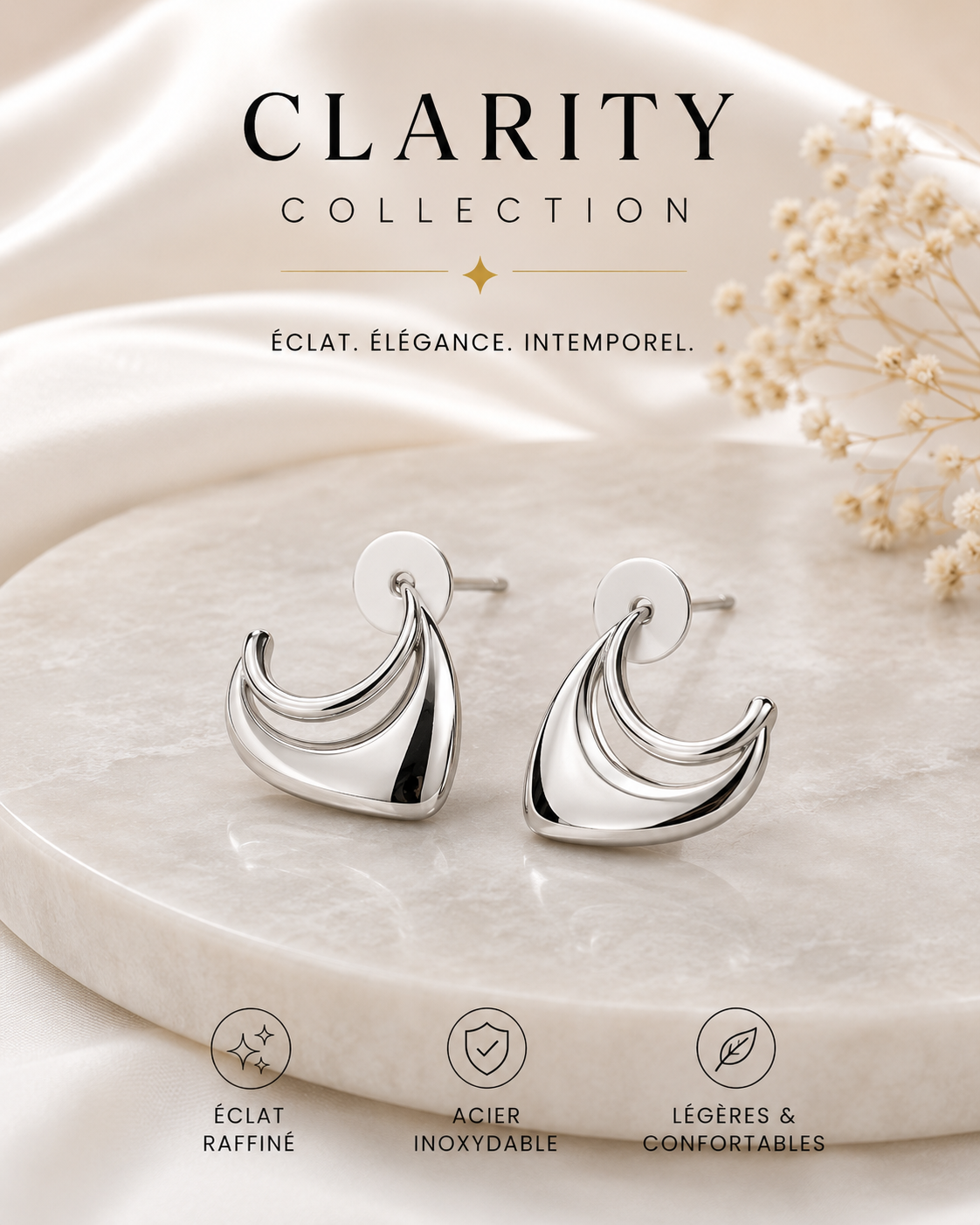 Boucles d’oreilles - Argentés