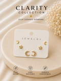 Lot de 3 paires de boucles d’oreilles