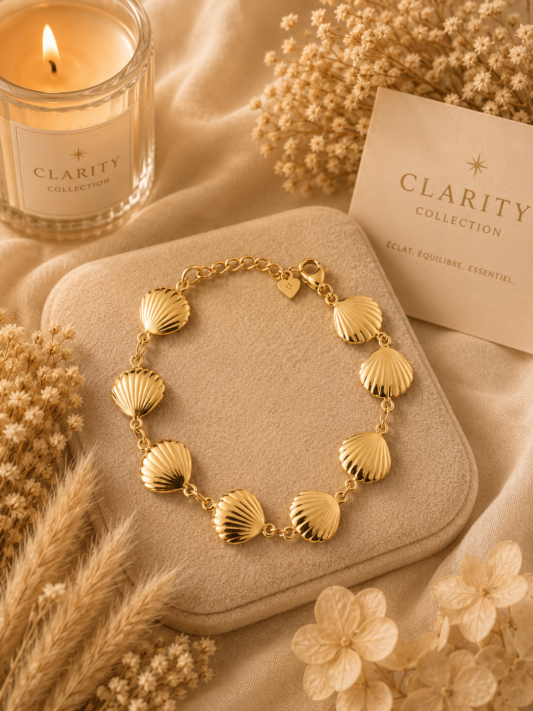 Bracelet - Coquillages doré