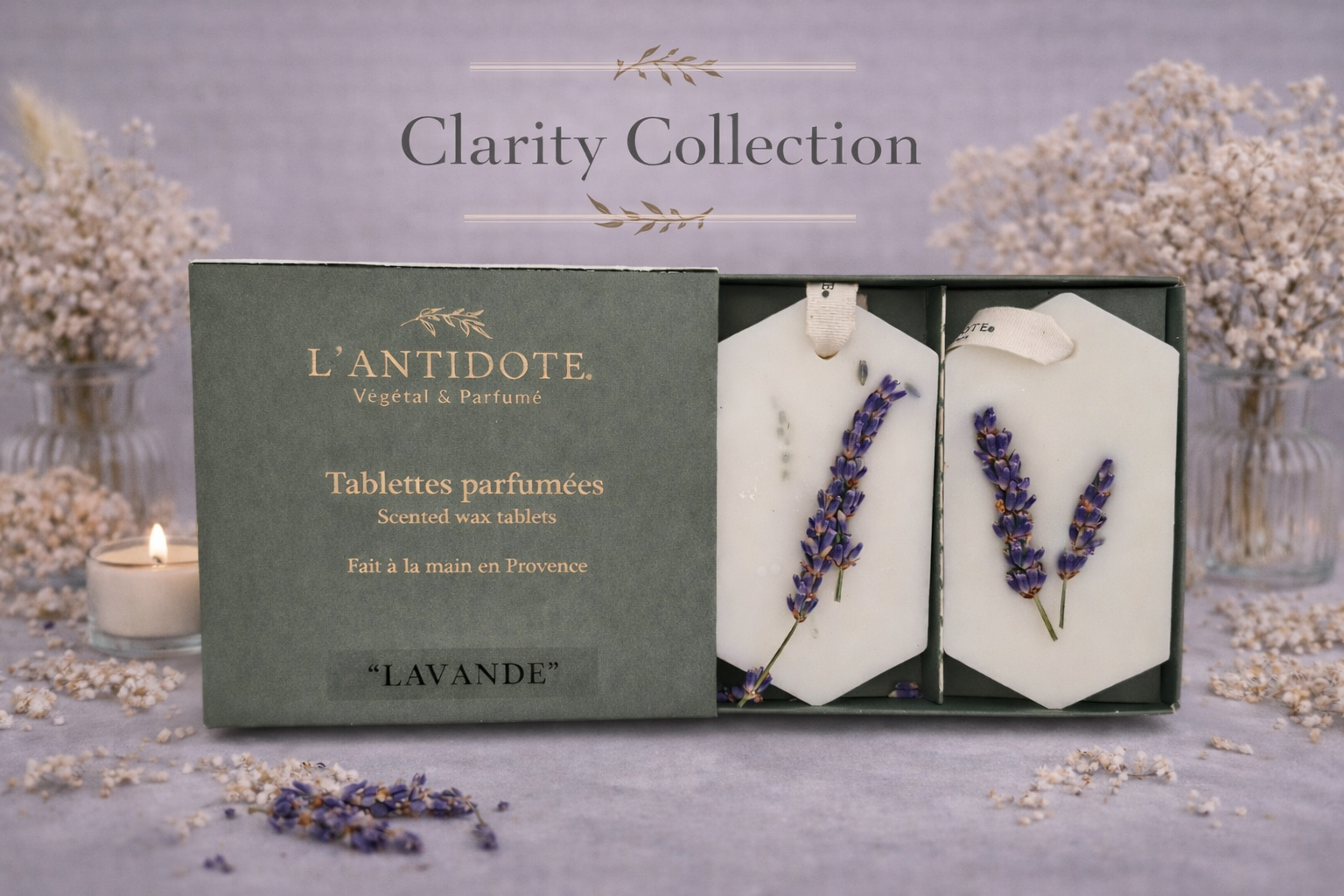 Coffret parfum à suspendre / fondre