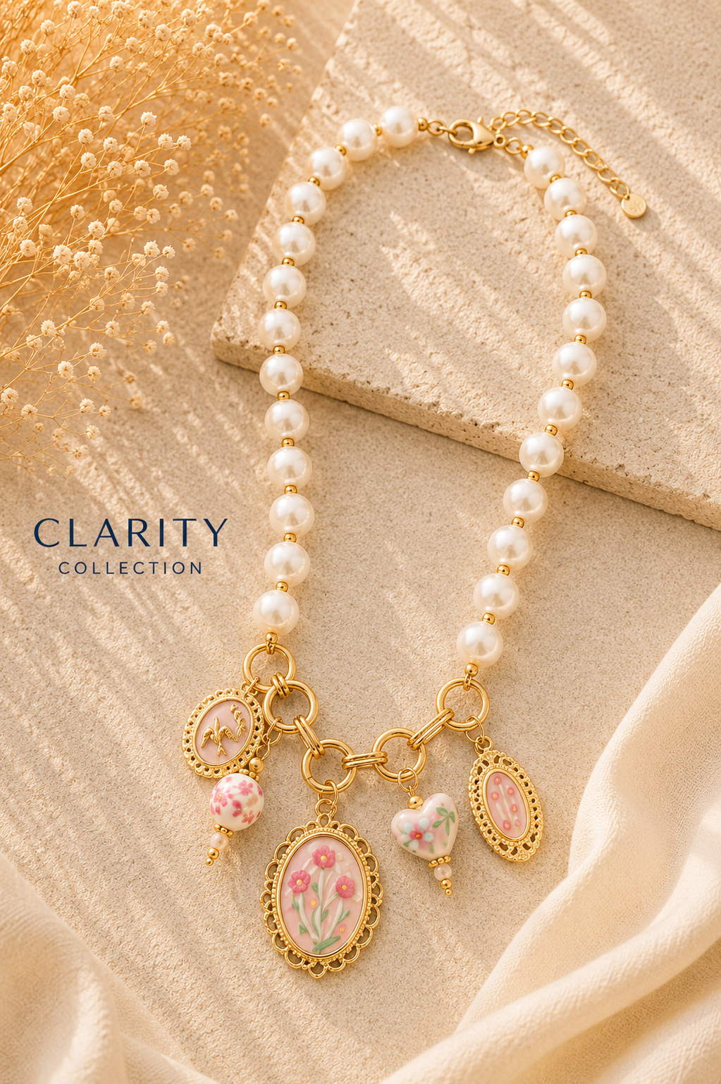 Collier - Perles et breloques