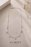 Collier - Anneaux argentés