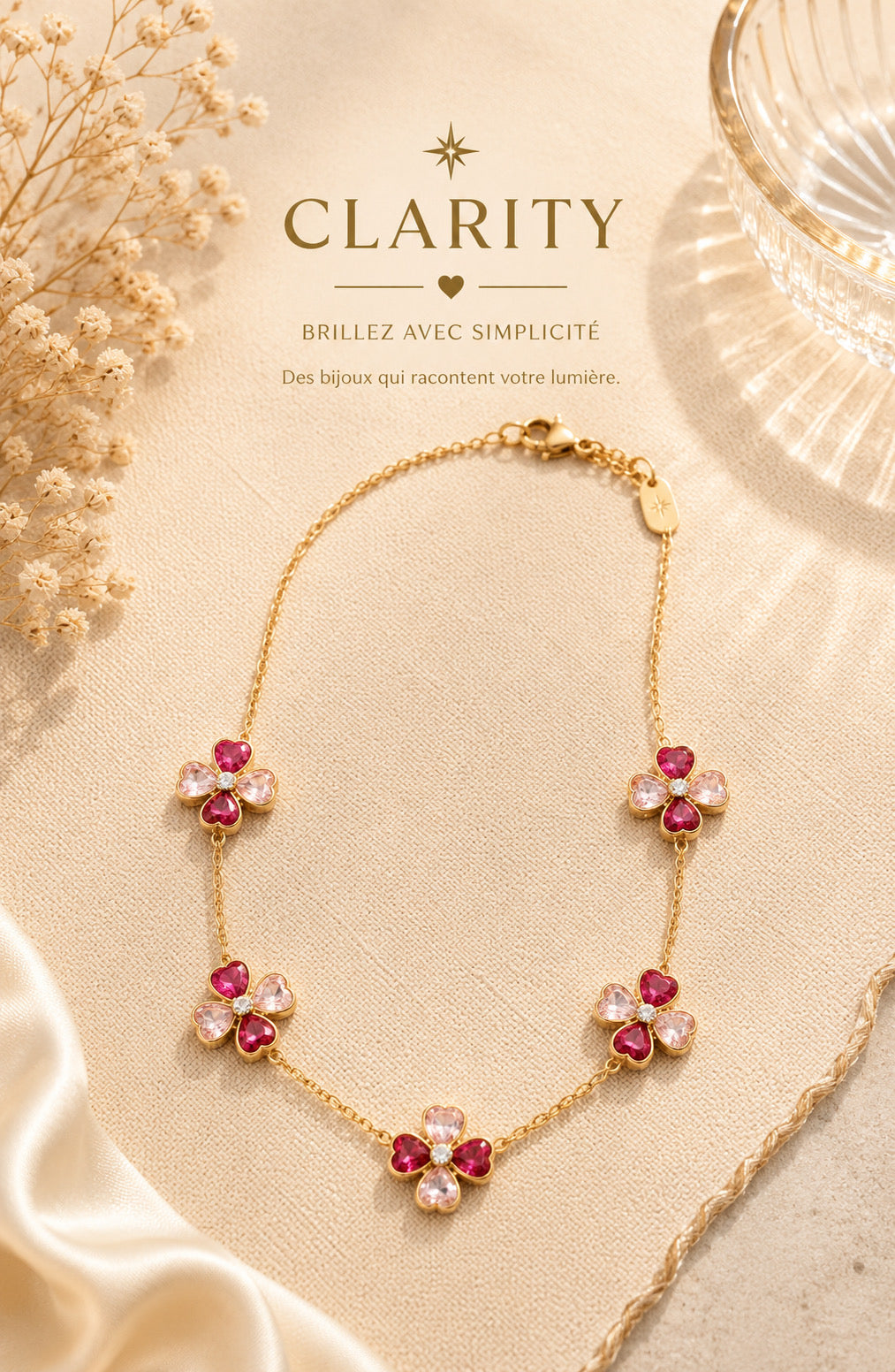 Collier - Fleurs