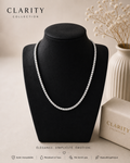 Collier - Argenté pierres précieuses