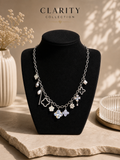 Collier - Breloques argentés