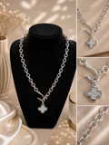Collier - Treffle Argenté