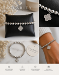 Bracelet - Treffle argenté