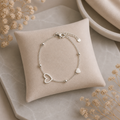 Bracelet - Coeur argenté
