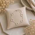 Bracelet - Treffles argentés