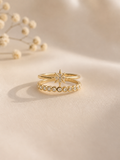 Bague - Etoile doré