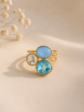 Bague - Pierres bleues