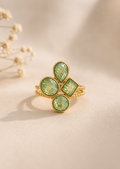 Bague - Pierres vertes
