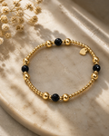 Bracelet - Pierres noirs et Rouges