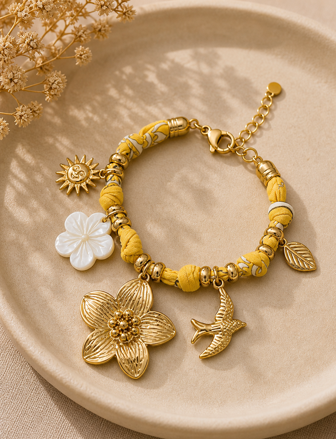 Bracelets - Foulards breloques