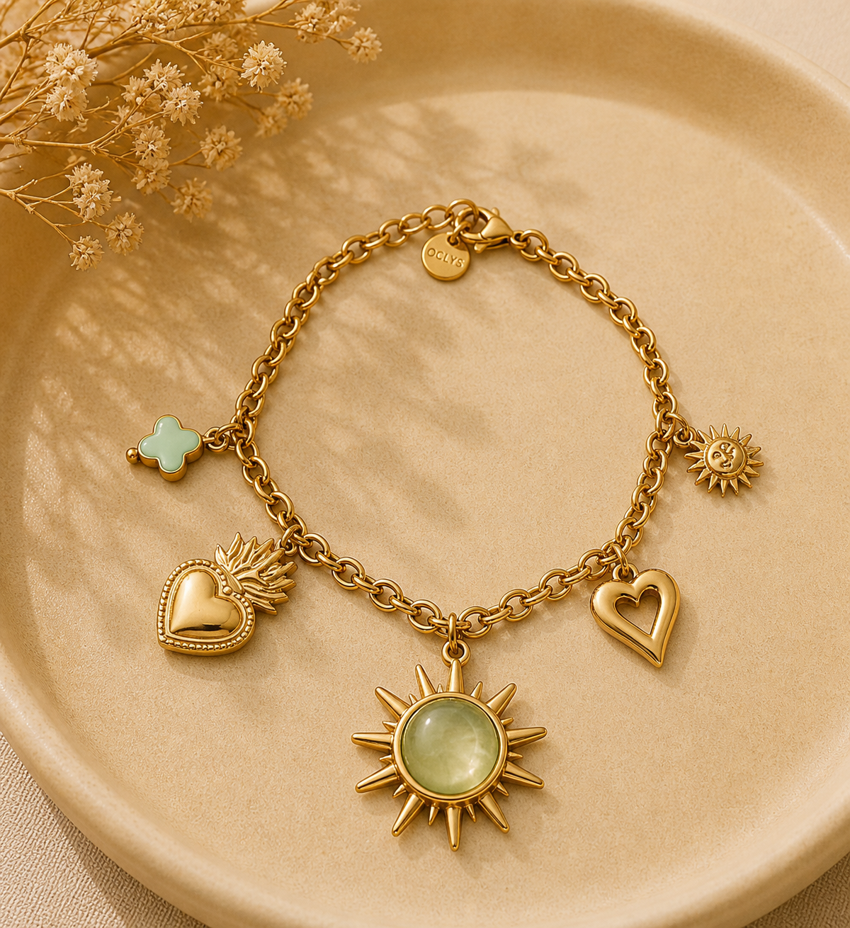 Bracelet - Breloques dorées
