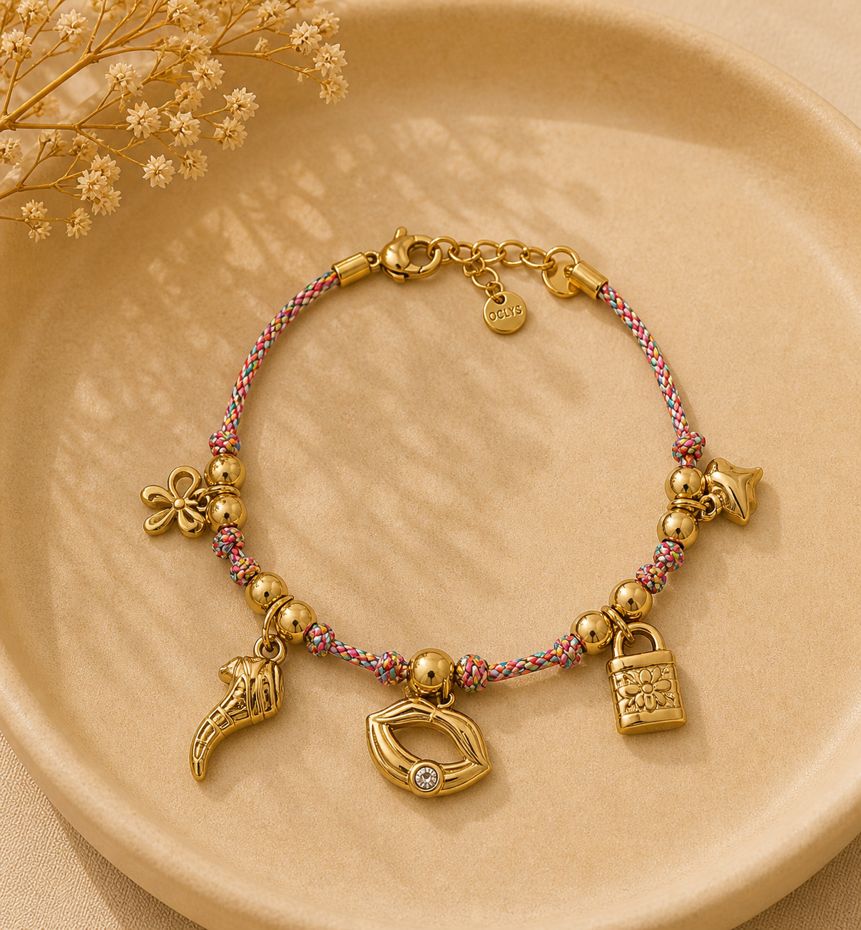 Bracelet - Breloques dorées