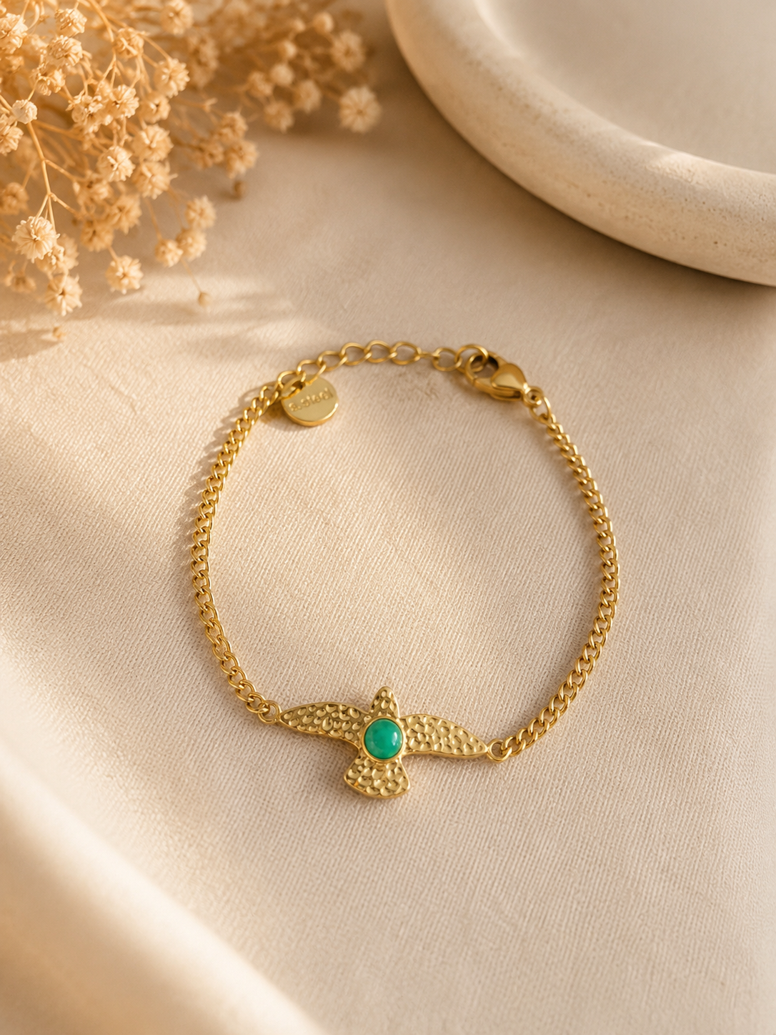 Bracelet oiseau doré- Clarity Collection