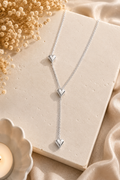 Collier en forme y argenté- Clarity Collection