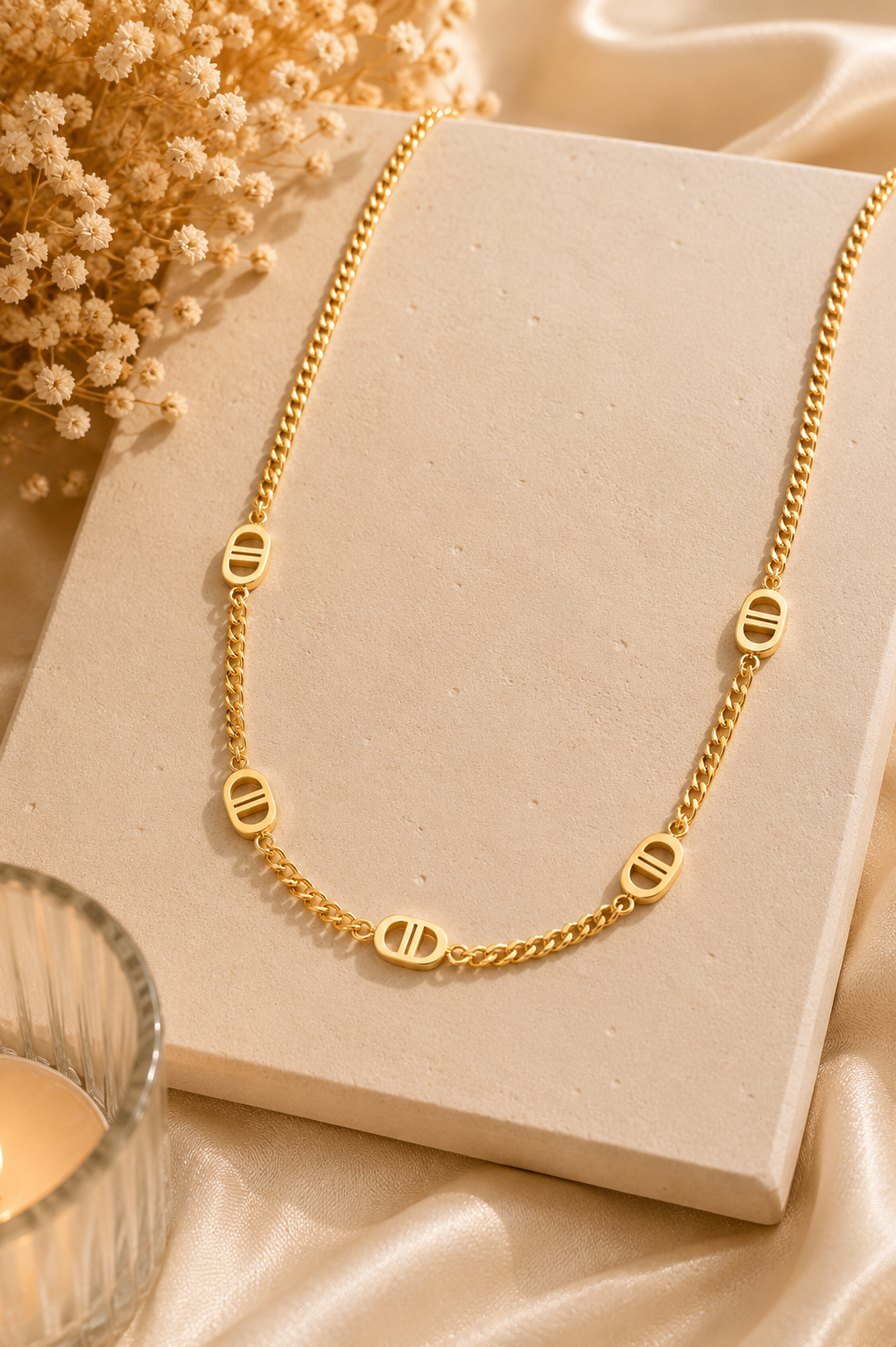 Collier tendance femme doré - Clarity Collection