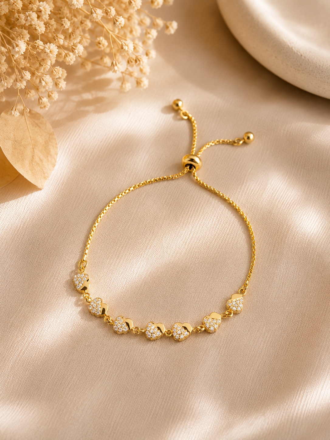 Bracelet femme chic doré- Clarity Collection