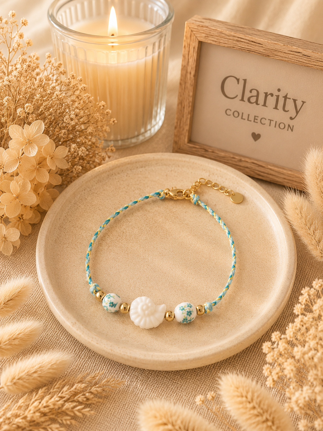 Bracelet de cheville femme coquillage - Clarity Collection