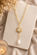 Collier solaire perle - Clarity Collection