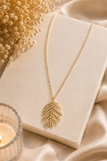 Collier femme chic doré