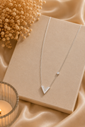 Collier élégant chic argenté - Clarity Collection