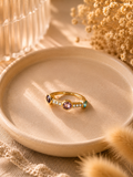 Bague dorée femme élégante - Clarity Collection